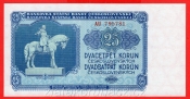 25 Kčs 1953 AU-ruský číslovač