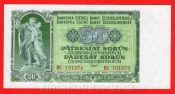 50 Kčs 1953 BE-ruský číslovač