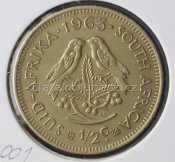 Afrika jižní (Jihoafrická rep.) - 1/2 cent 1963
