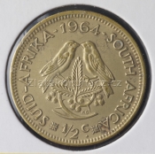 Afrika jižní (Jihoafrická rep.) - 1/2 cent 1964
