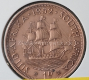 Afrika jižní (Jihoafrická rep.) - 1 penny 1952
