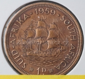 Afrika jižní (Jihoafrická rep.) - 1 penny 1959
