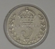 Anglie - 3 pence 1912