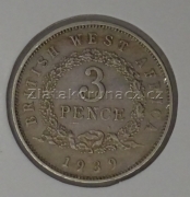 Afrika - Britská západní - 3 pence 1939
