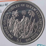 Britské panenské ostrovy - 1 Dollar 2002