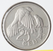 Britské panenské ostrovy - 25 cents 1974
