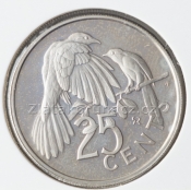 Britské panenské ostrovy - 25 cents 1976