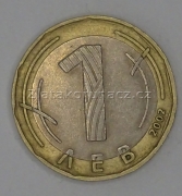 Bulharsko - 1 lev 2002