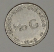 Holandsko - Curacao - 1/10 gulden 1948