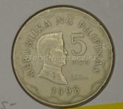 Filipíny - 5 Piso 1998