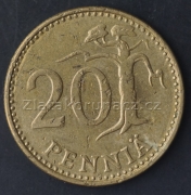 Finsko - 20 penniä 1980