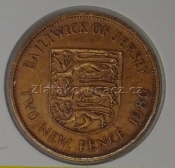 Jersey - 2 new pence 1980