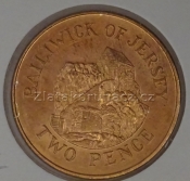 Jersey - 2  pence 1998