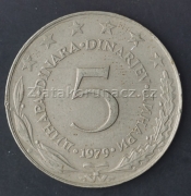 Jugoslávie - 5 dinar 1979