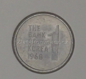 Korea jižní - 1 Won 1968 