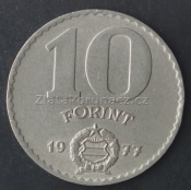 Maďarsko - 10 forint 1977