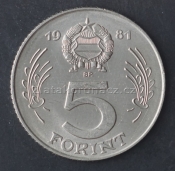 Maďarsko - 5 forint 1981