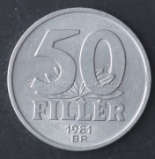 Maďarsko - 50 filler 1981