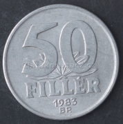 Maďarsko - 50 filler 1983