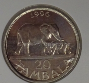Malawi - 20 tambala 1996