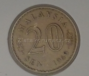  Malaysie - 20 sen 1969