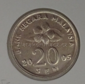Malaysie - 20 sen 2005