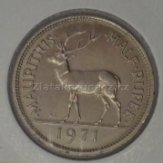 Mauritius - 1/2 rupee 1971