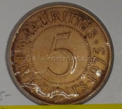  Mauritius - 5 cents 1975
