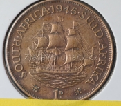 Afrika jižní (Jihoafrická rep.) - 1 penny 1945