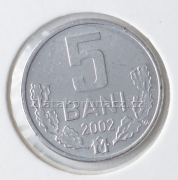 Moldavsko - 5 bani 2002