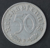 Německo - 50 Reichspfennig 1939 B - Hliník