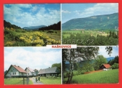 Raškovice - údolí říčky Morávky, chata na Krásné, obytné budovy