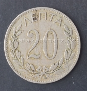 Řecko - 20 lepta 1894 A