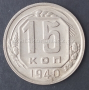 Rusko - 15 kopějek 1940