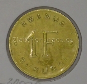Rwanda - Burundi - 1 frank 1961