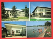 Sedlnice - Základní škola, Víceúčelová budova MNV, pošta, koupaliště