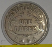 Seychelles - 1 ruppe 1954