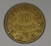 Seychelles - 10 cents 1970