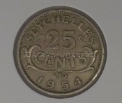 Seychelles - 25 cents 1954