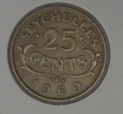 Seychelles - 25 cents 1969
