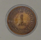 Singapur - 1 cent 1967