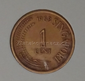 Singapur - 1 cent 1968