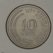 Singapur - 10 cent 1977