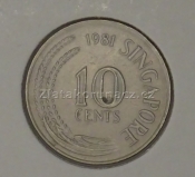 Singapur - 10 cent 1981
