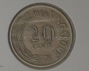 Singapur - 20 cent 1969