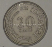 Singapur - 20 cent 1971