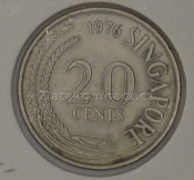 Singapur - 20 cent 1976
