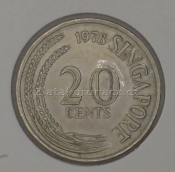 Singapur - 20 cent 1978
