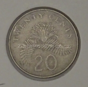 Singapur - 20 cents 1987