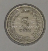 Singapur - 5 cent 1968
